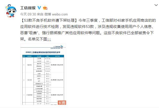 53款APP吸費，工信部：涉嫌違規(guī)已被責令下架